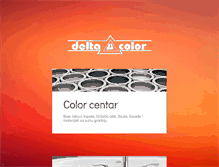 Tablet Screenshot of deltacolor.hr